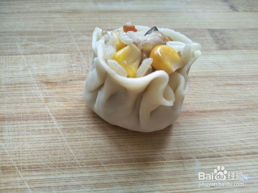 饺子皮做的虾仁烧麦的烹饪技巧