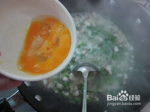 香菇鸡蛋面疙瘩