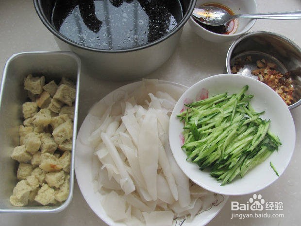 如何在家自制凉皮