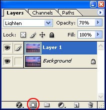使用Photoshop绘制海滨城市夜景灯光图