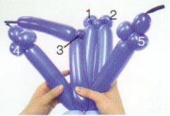 魔法气球造型系列之气球卡通公仔大力水手（下）