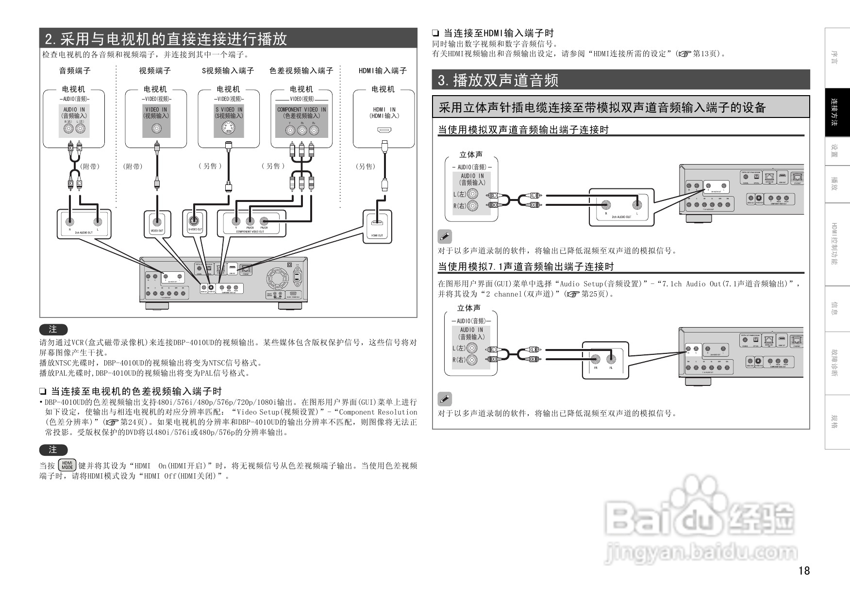 DENON DBP-4010UD通用蓝光播放机操作说明书:[2]