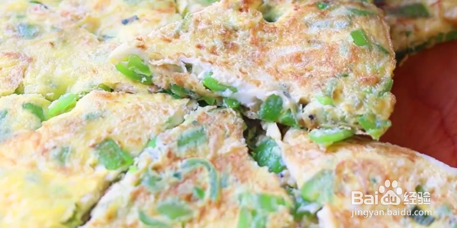 青椒鸡蛋饼的做法