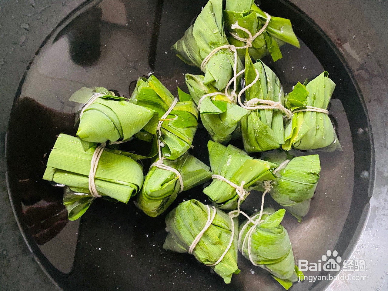 三色粽子的做法