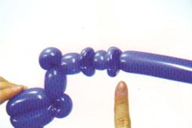 魔法气球造型系列之儿童脚踏车气球制作（上）