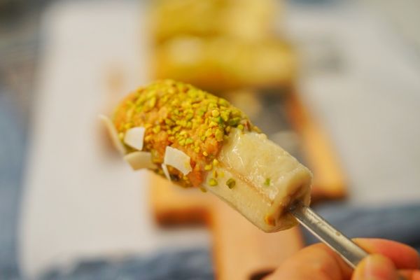 香蕉坚果花生酱冰激凌