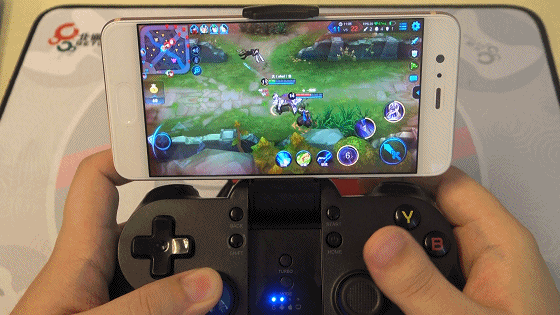 北通手游P1手游手柄《王者荣耀》刘邦技能演示