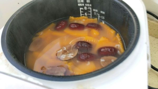 南瓜红枣坚果米糊