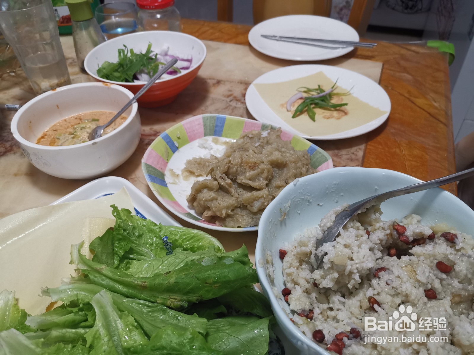 干豆腐卷饭包