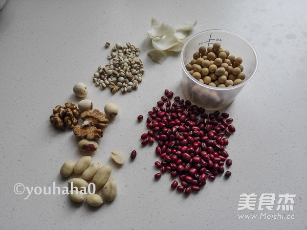八宝豆浆的做法
