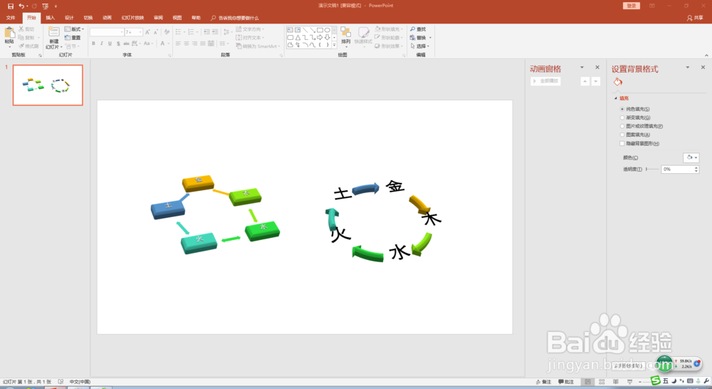 PPT中SmartArt 功能的操作使用