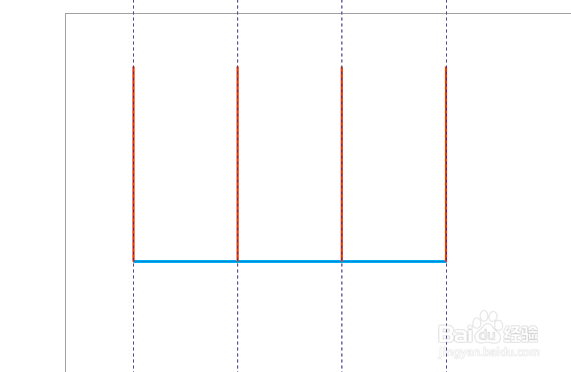 coreldraw里怎样将一条线段奇数等分(用调和)