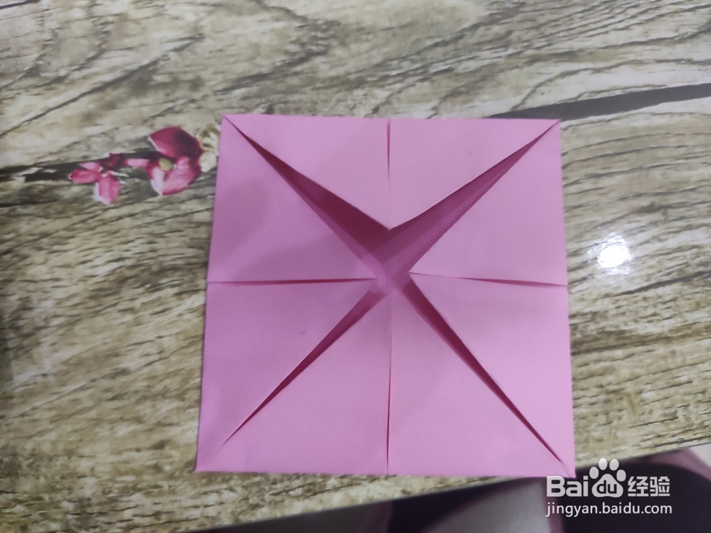 折纸教程——储物花篮