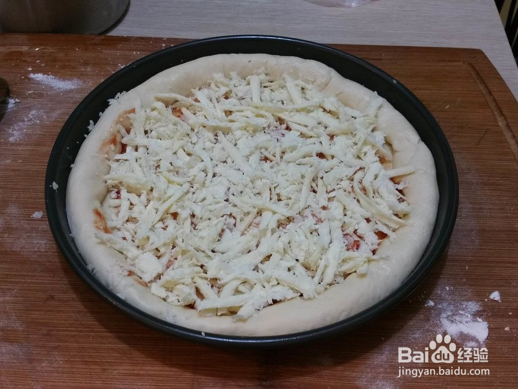 腊肉比萨的做法