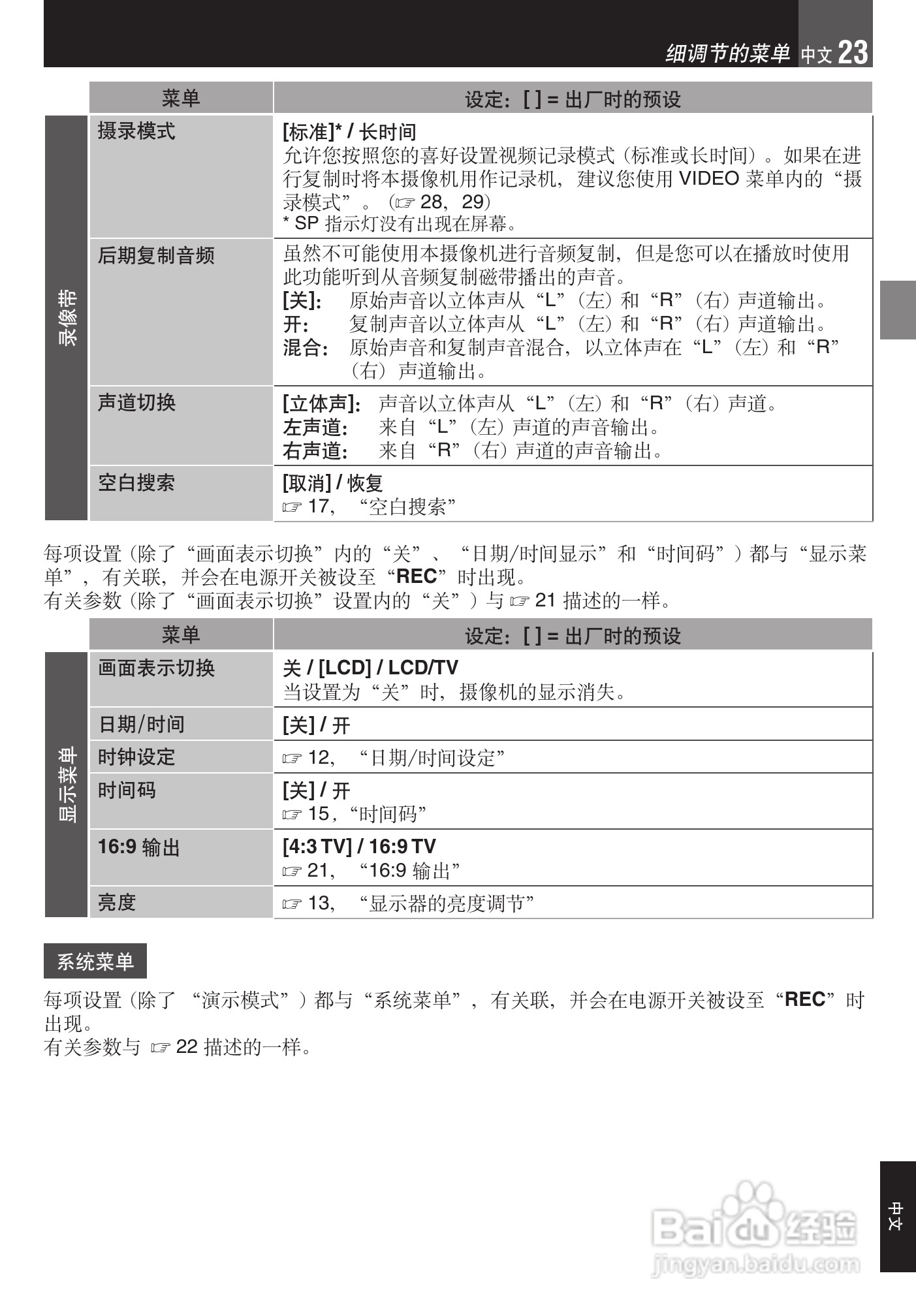JVC GR-DA30数码摄像机说明书:[3]