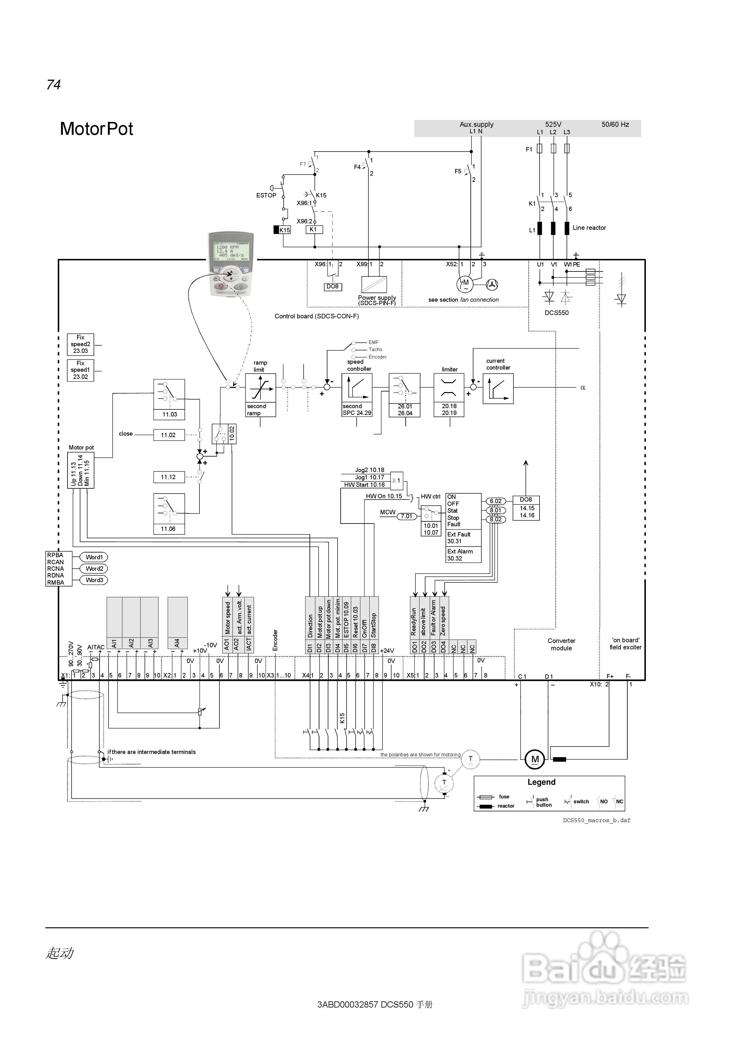 ABB直流调速器DCS550使用手册:[8]