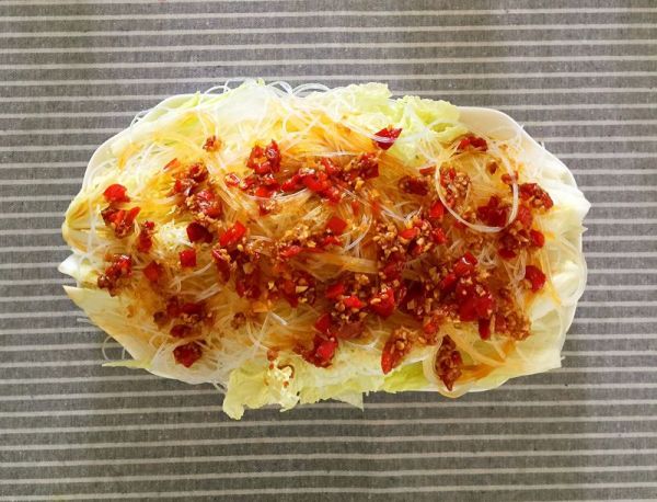 蒜蓉粉丝蒸娃娃菜
