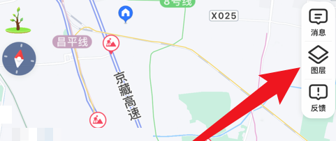 高德地图打开长辈地图的方法