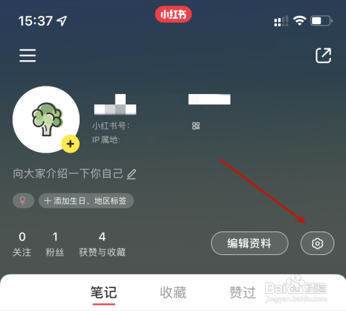 小红书如何开启新增关注通知？