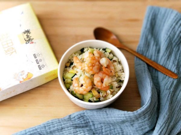 香菇南瓜虾仁炒饭