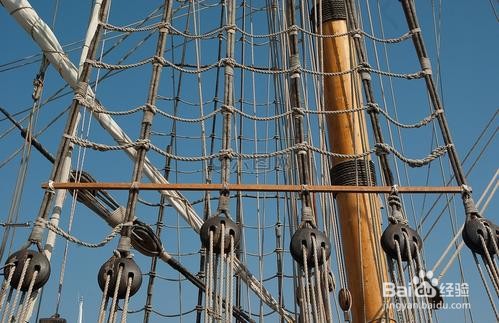 帆船绳梯的做法