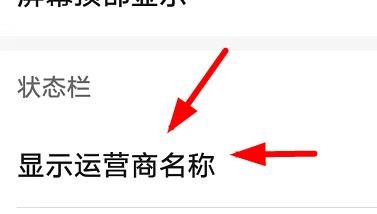 Honor60如何显示运营商的名称