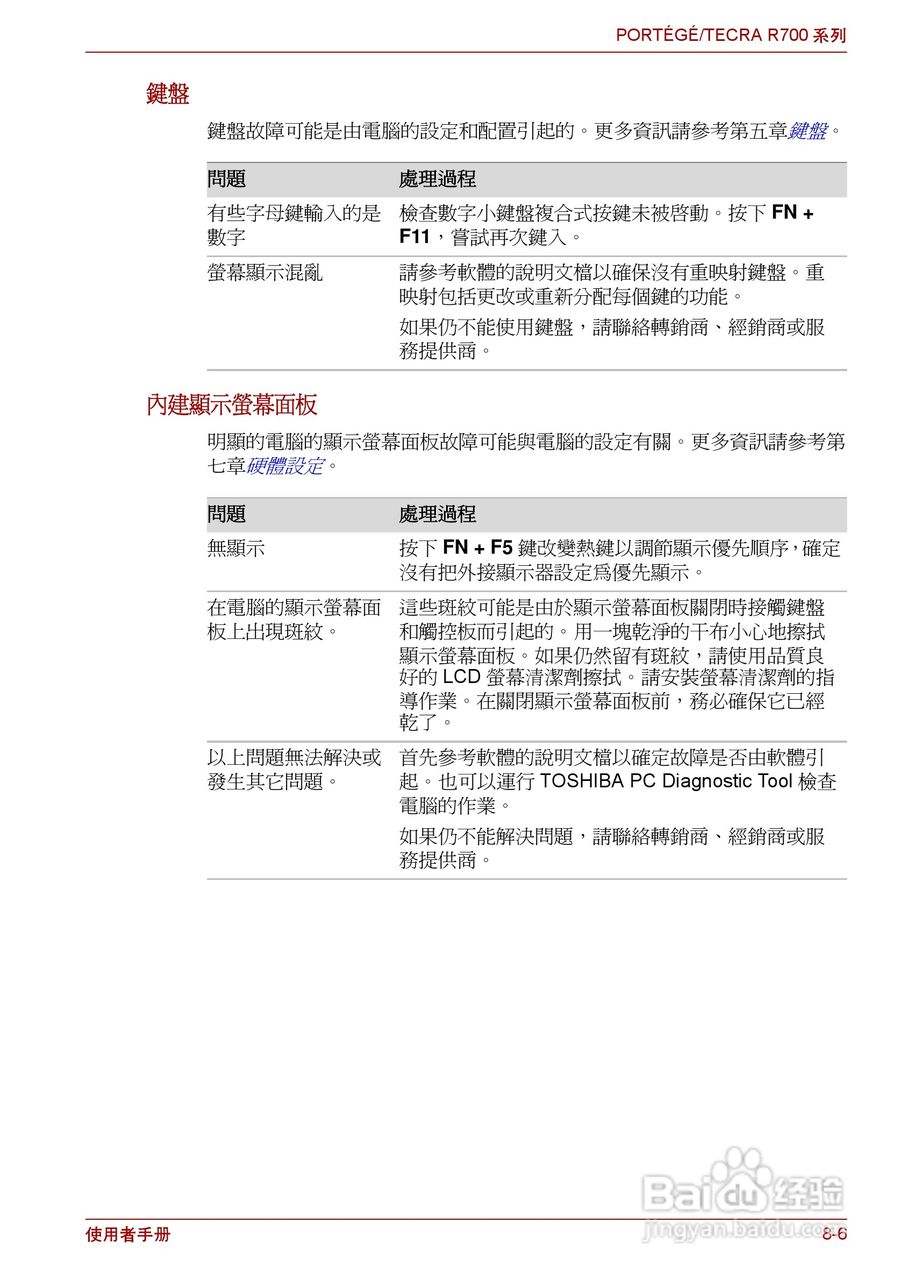 东芝PORTEGE R700笔记本电脑使用说明书:[14]