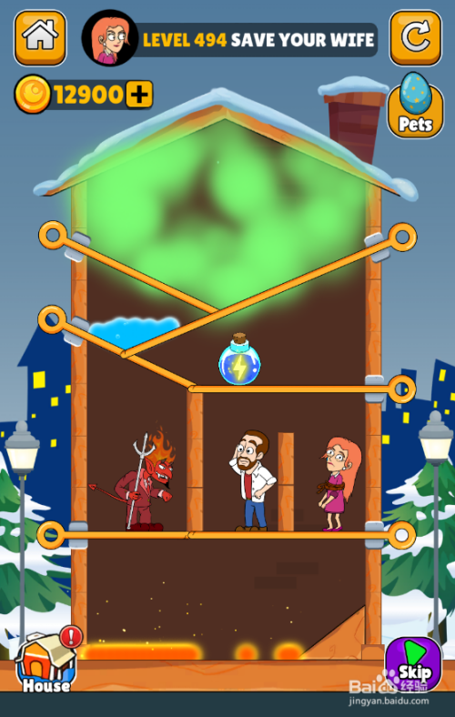 Home Pin的Level 494如何过关