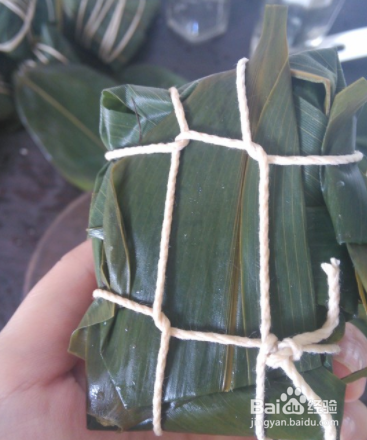 教你做咸蛋黄培根粽子