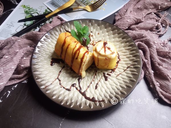 香蕉芝士吐司卷