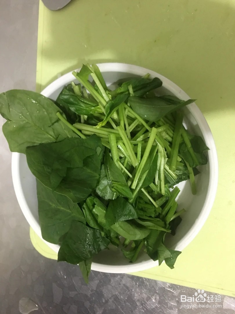 菠菜西红柿鸡蛋汤的做法