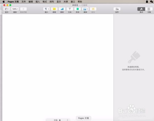 苹果电脑MAC 如何在pages文章怎么插入引文?
