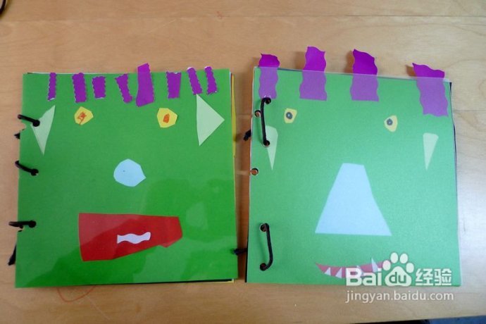 亲子手工绘本:走开,绿色大怪物