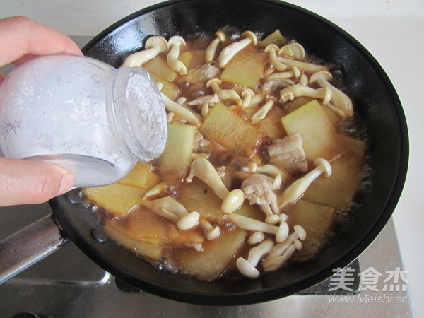 冬瓜白玉菇肉片