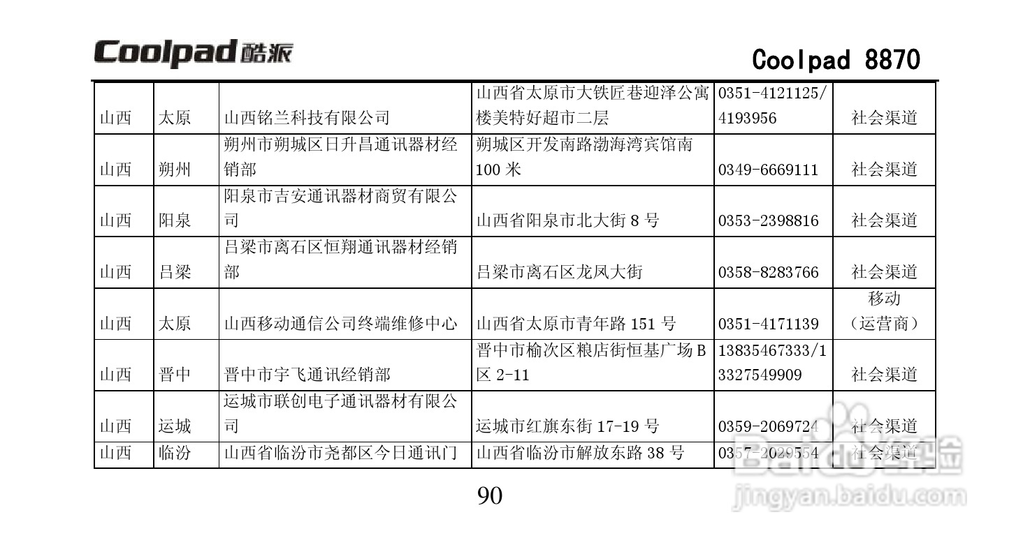 酷派Coolpad 8870手机说明书:[11]