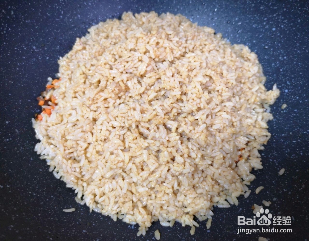 鲜贝露炒饭的做法
