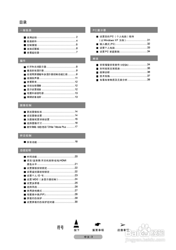 【说明书】三星PPM50M7F液晶显示器（一）