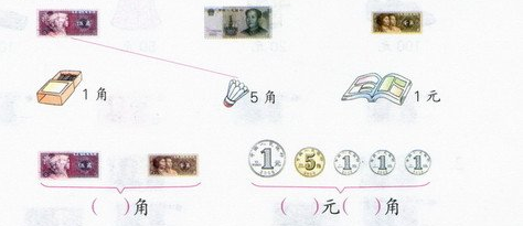 怎样在家辅导孩子认识元角分
