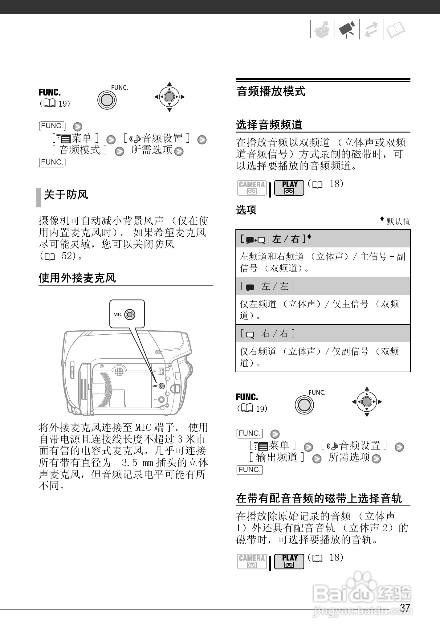 佳能MD225数码摄像机使用说明书:[4]