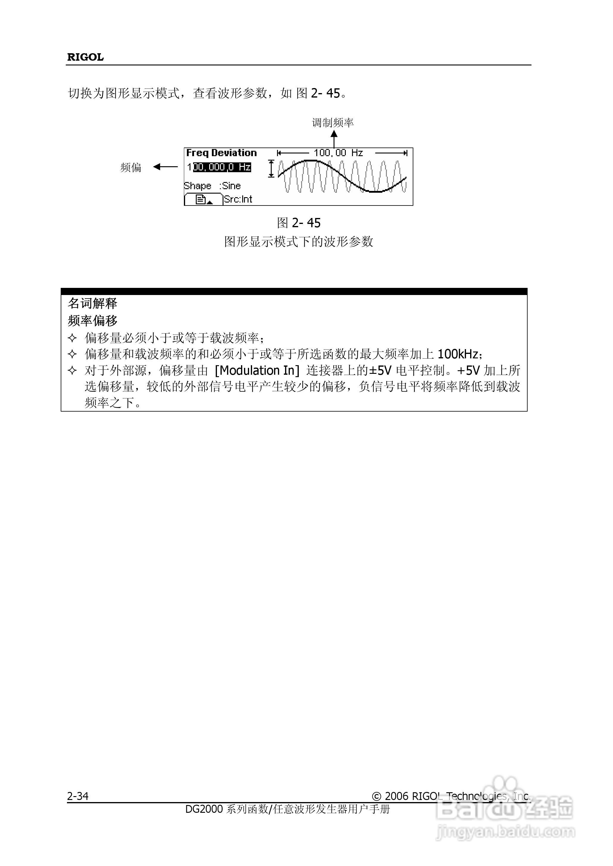 DG2021A函数/任意波形发生器使用说明书:[6]