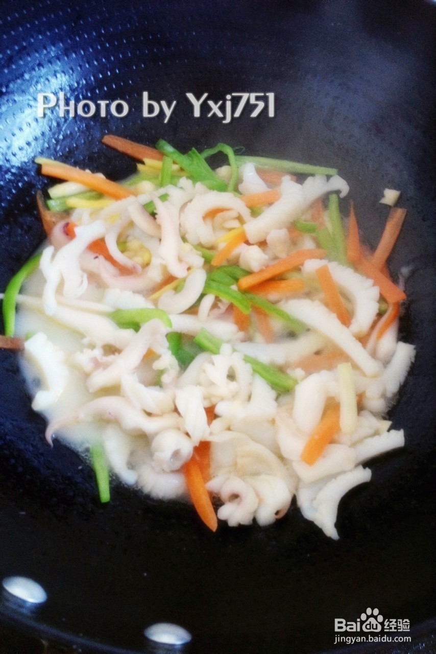 养生食谱:青椒墨鱼丝