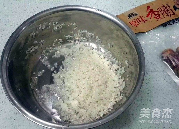 腊肠粥的家常做法