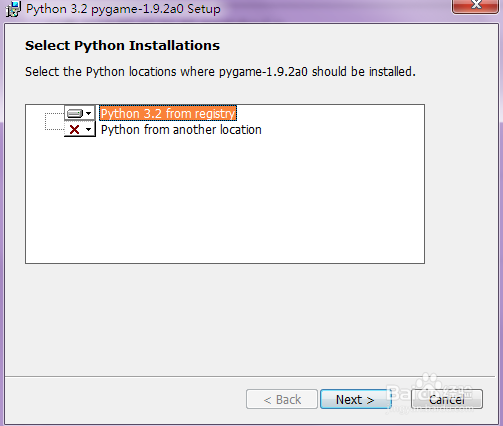 Win7下安装Python扩展包开发游戏Pygame的步骤