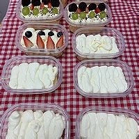 如何做盒子蛋糕杯子蛋糕水果奶油蛋糕