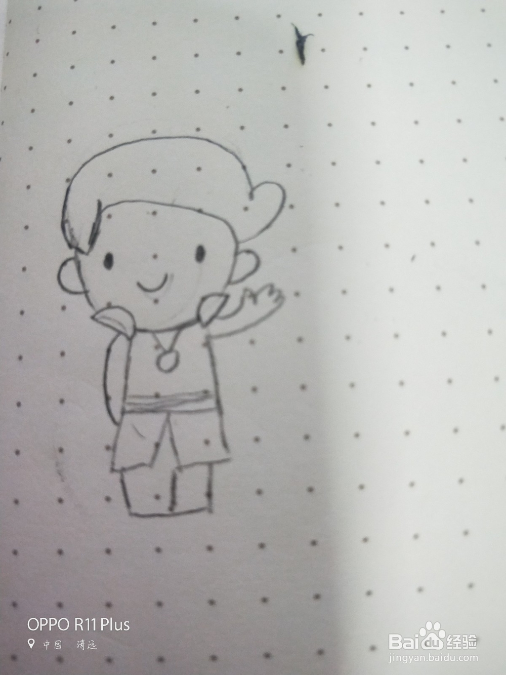 小男孩简笔画