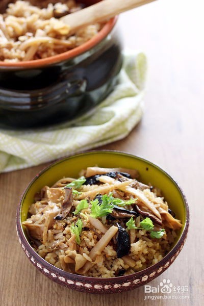 竹笋菜脯炊饭