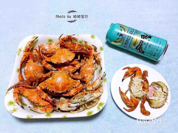 清蒸美味花盖蟹