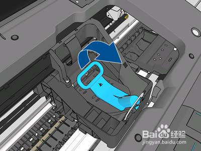 HP Designjet T790系列打印机卸下打印头的方法