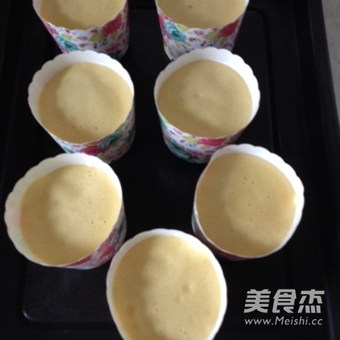 无水无油海绵纸杯蛋糕