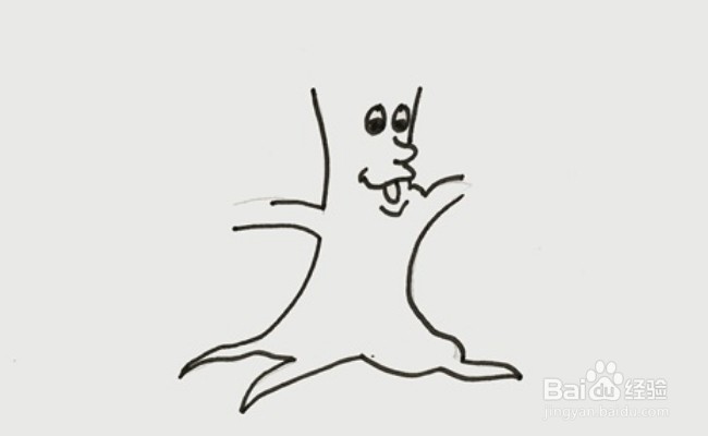 怎么画卡通的树？